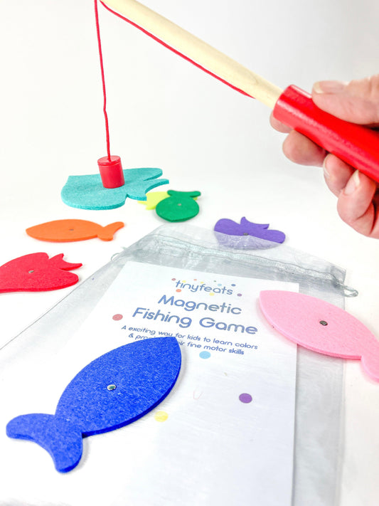 Introducing the tinyFEATs Magnetic Fishing Game for Kids! - tinyfeats
