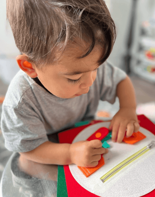 Buckle Quiet Book Page - tinyfeats