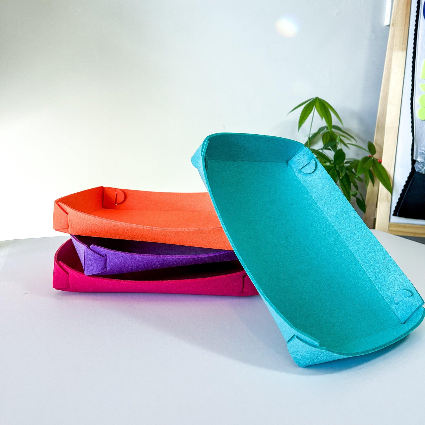 Felt Basket Play Tra