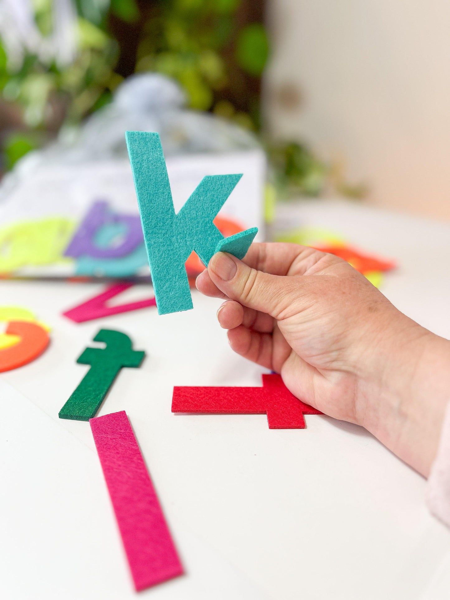 kids alphabet letters set felt