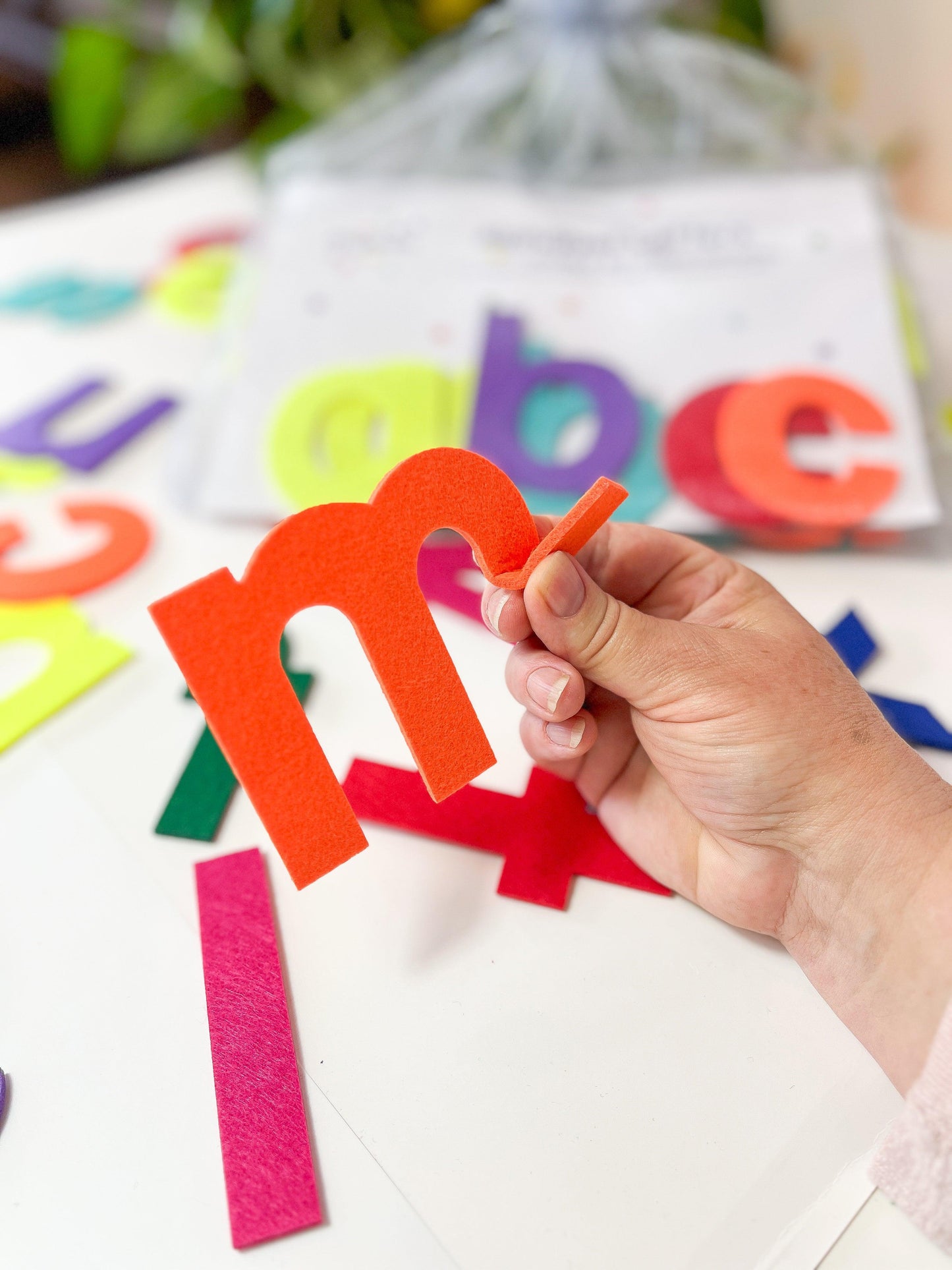 felt alphabet letters