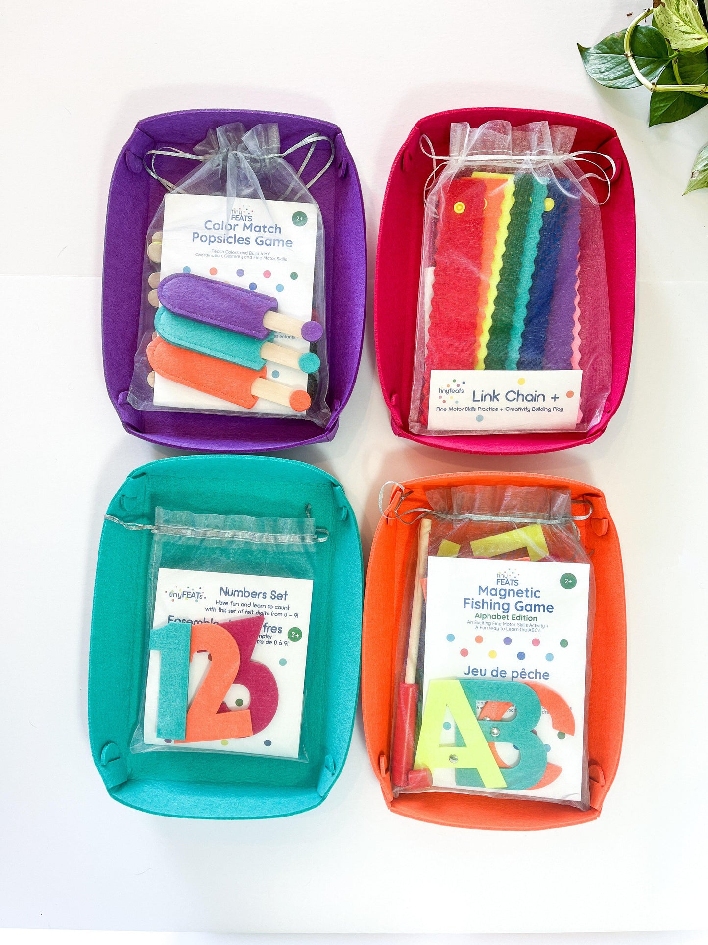 Felt Basket Play Tray