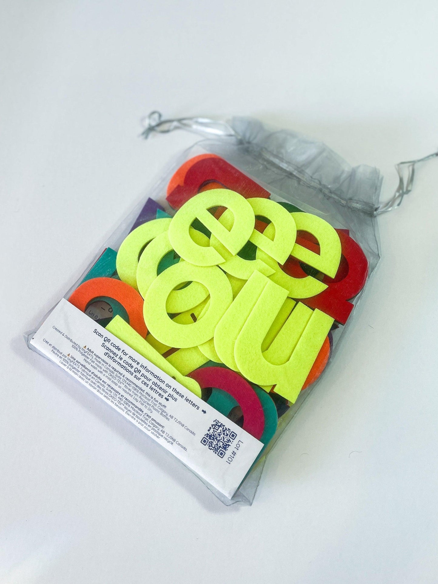 Lower Case Alphabet Felt Letters - Double Set