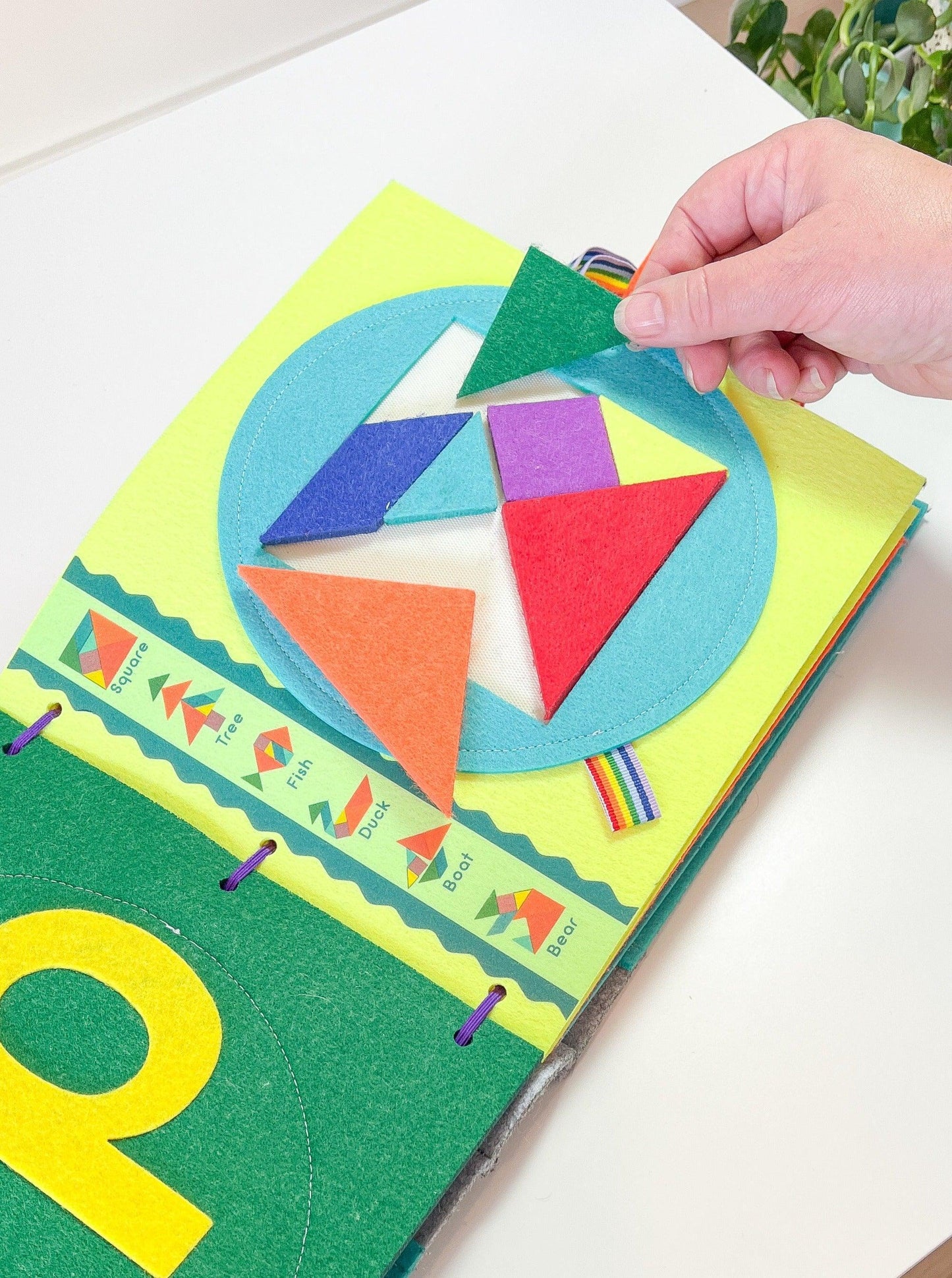 quiet book puzzle page