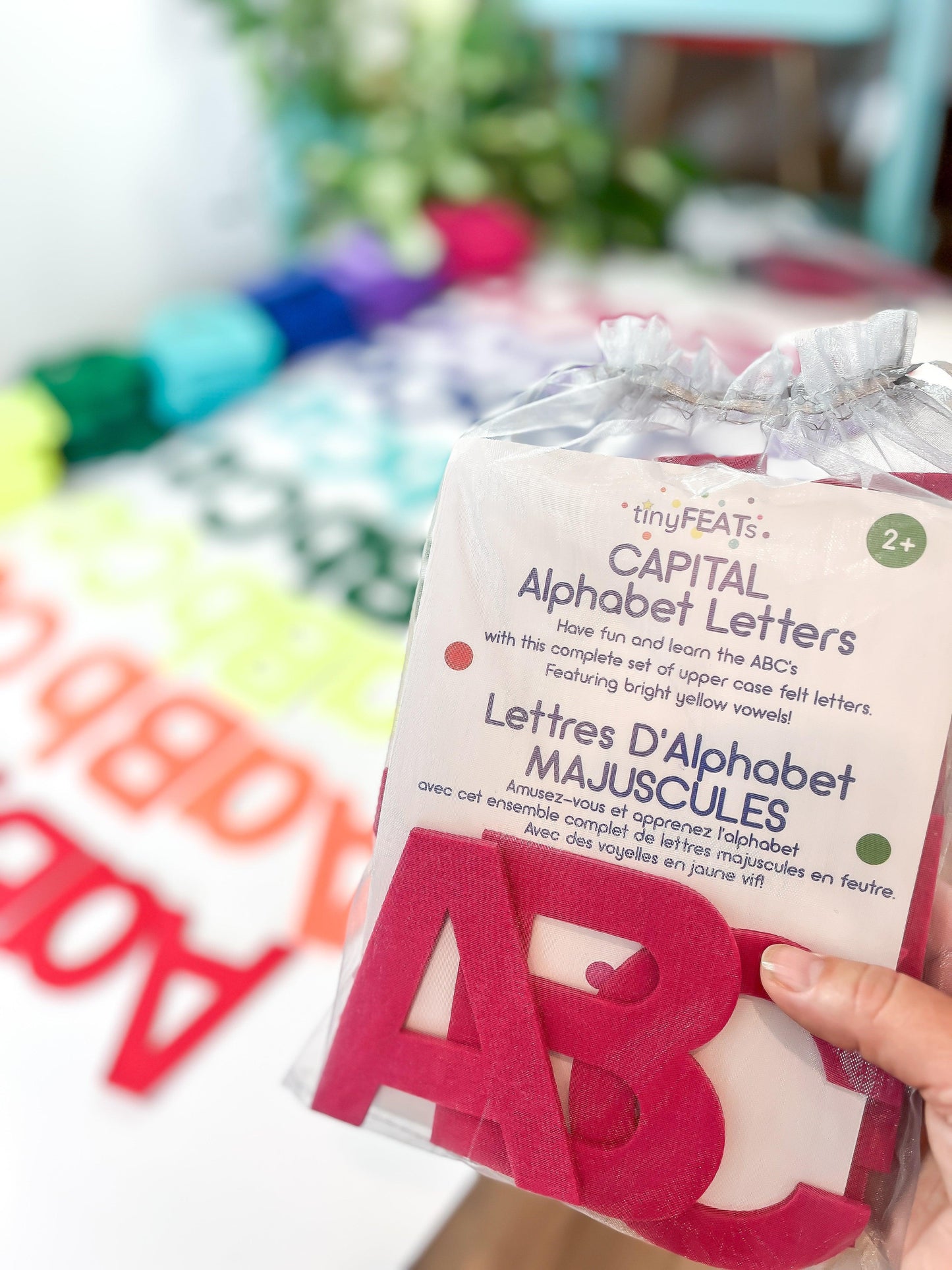 Pink Felt Letters