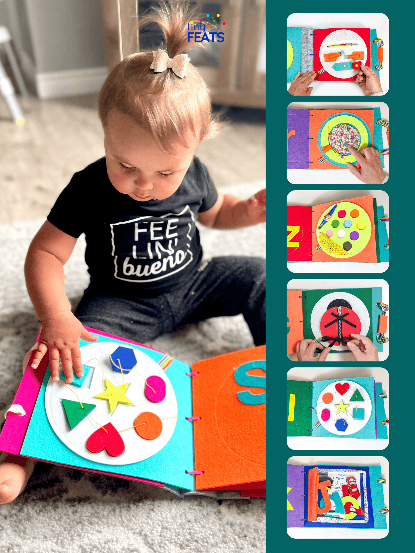 Toddler Quiet Book - tinyfeats