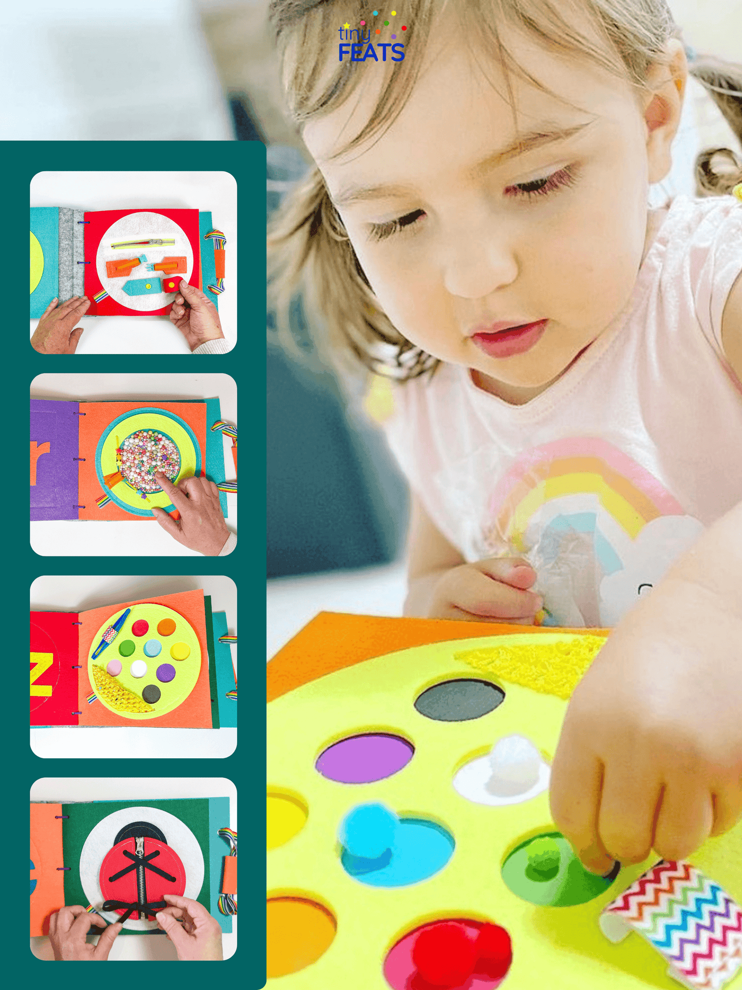 Toddler Quiet Book - tinyfeats