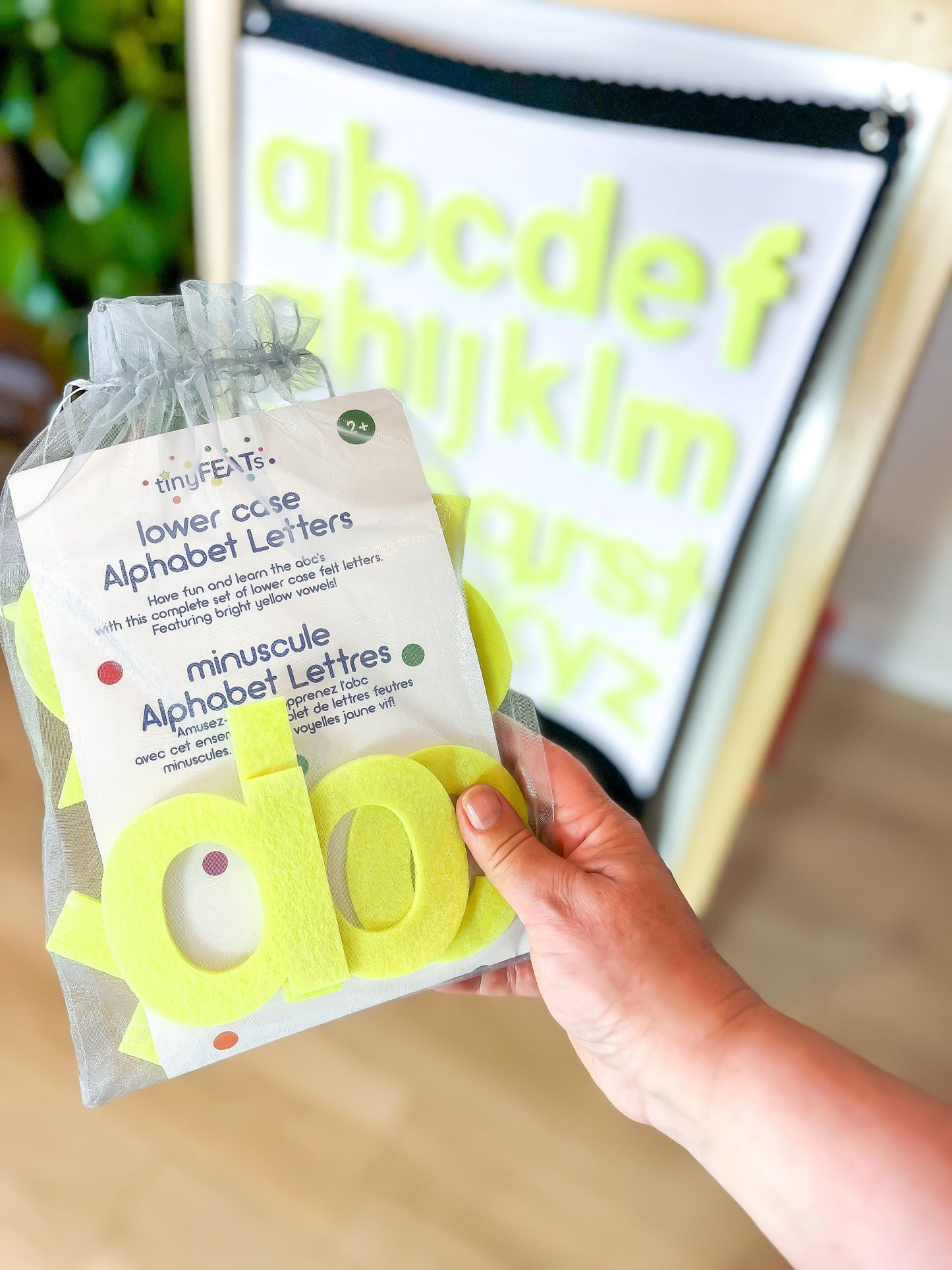 Yellow Felt Letters