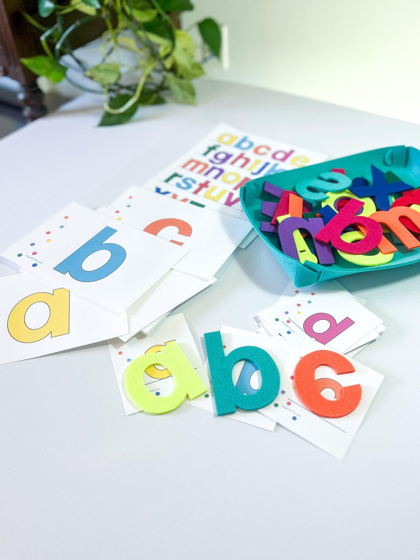 alphabet flash cards
