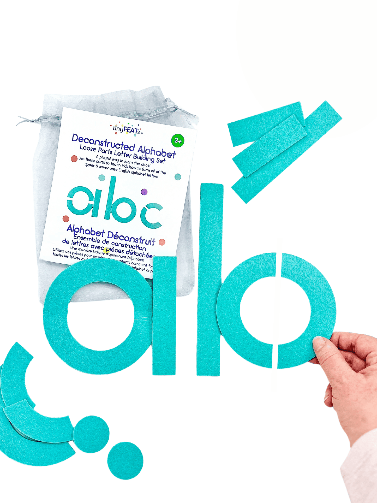 Deconstructed Alphabet Parts - tinyfeats