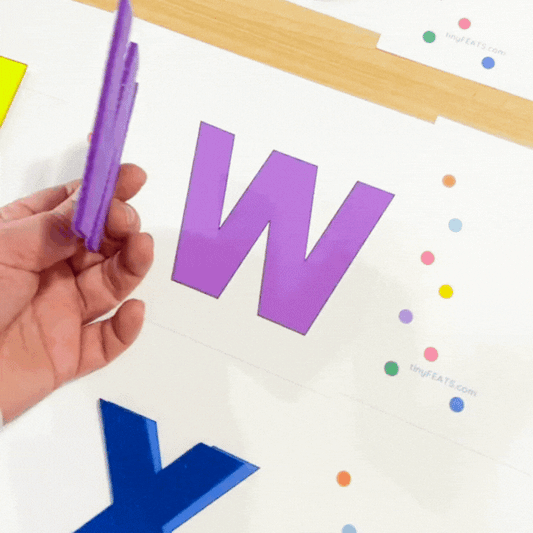 Lower Case Alphabet Flash Cards - tinyfeats