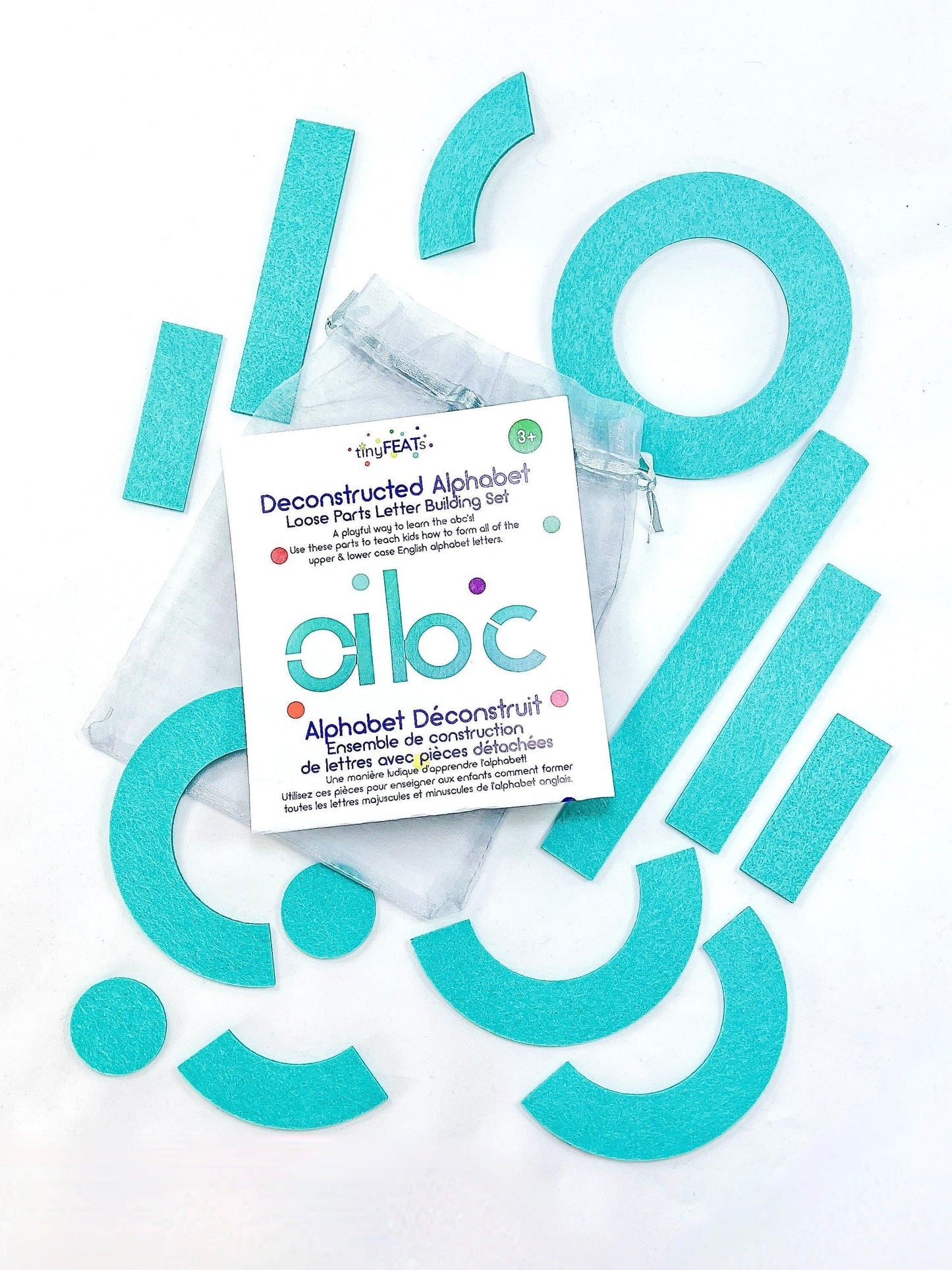 Deconstructed Alphabet Parts - tinyfeats
