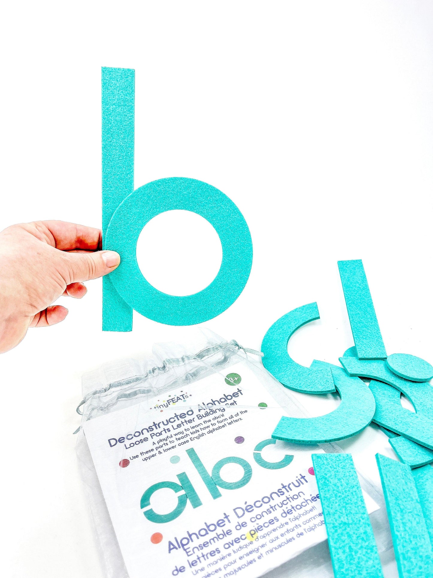 Deconstructed Alphabet Parts - tinyfeats