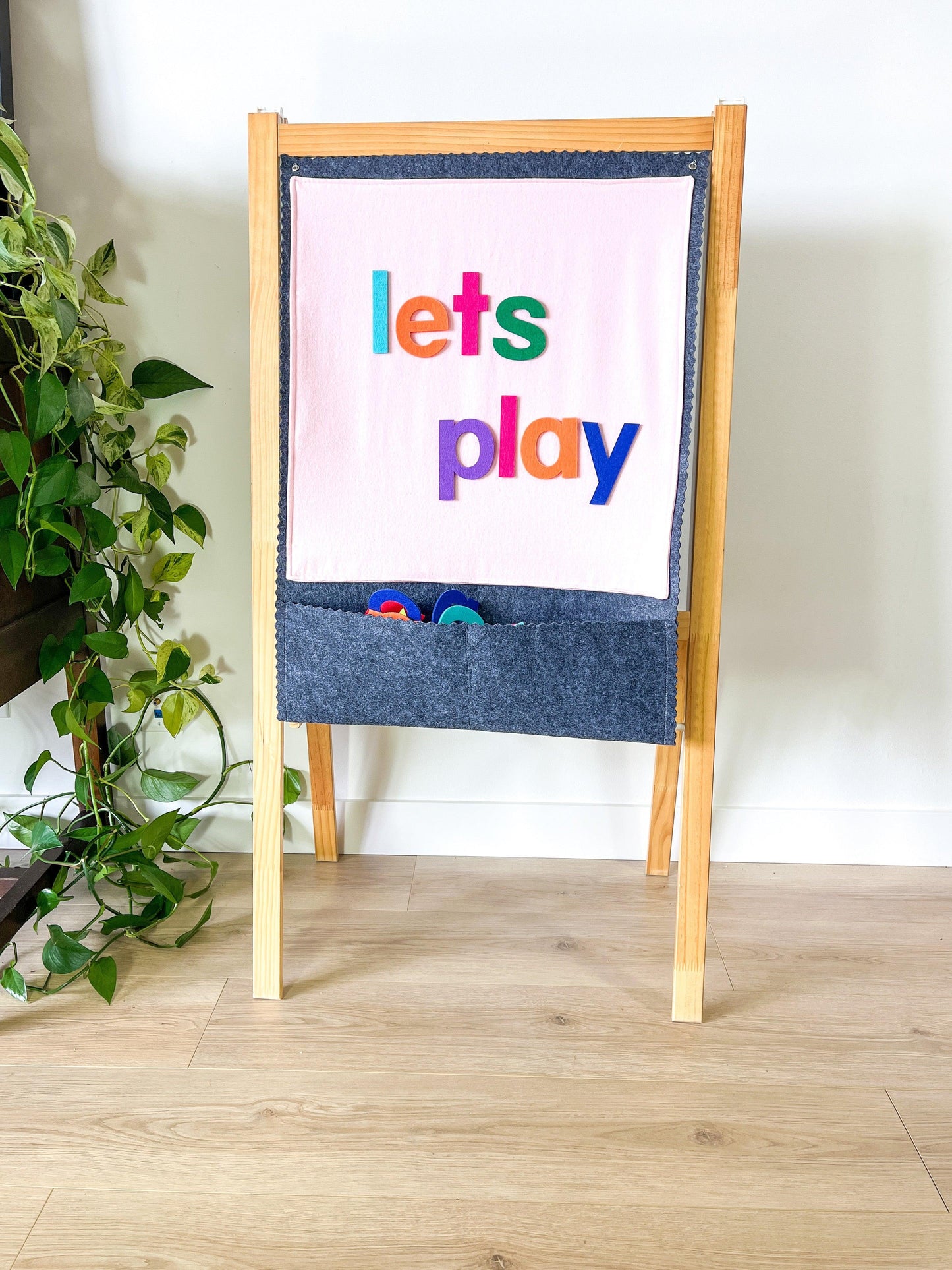 pink felt board