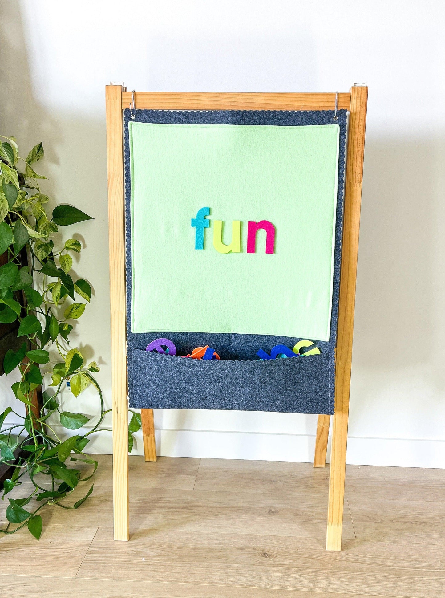 felt alphabet board