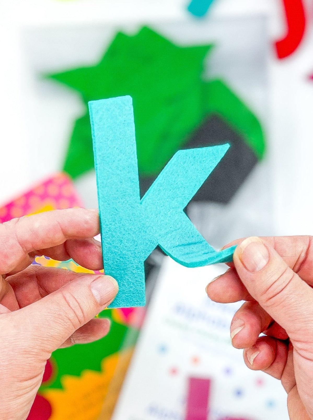 felt letters for chicka chicka boom boom