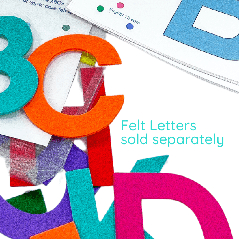 CAPITAL Alphabet Flash Cards - tinyfeats