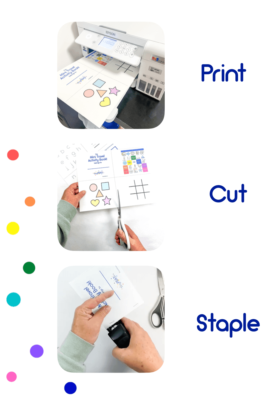 travel activity book printable