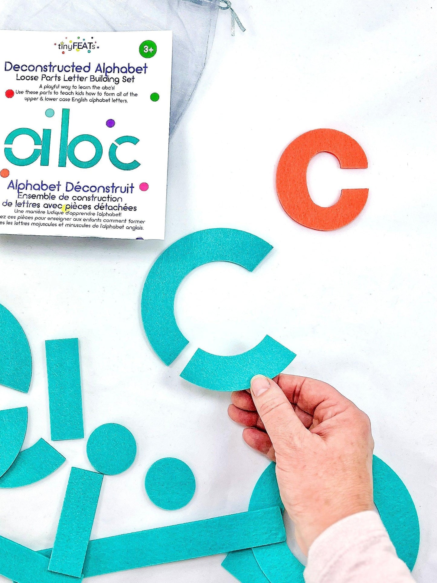 Deconstructed Alphabet Parts - tinyfeats
