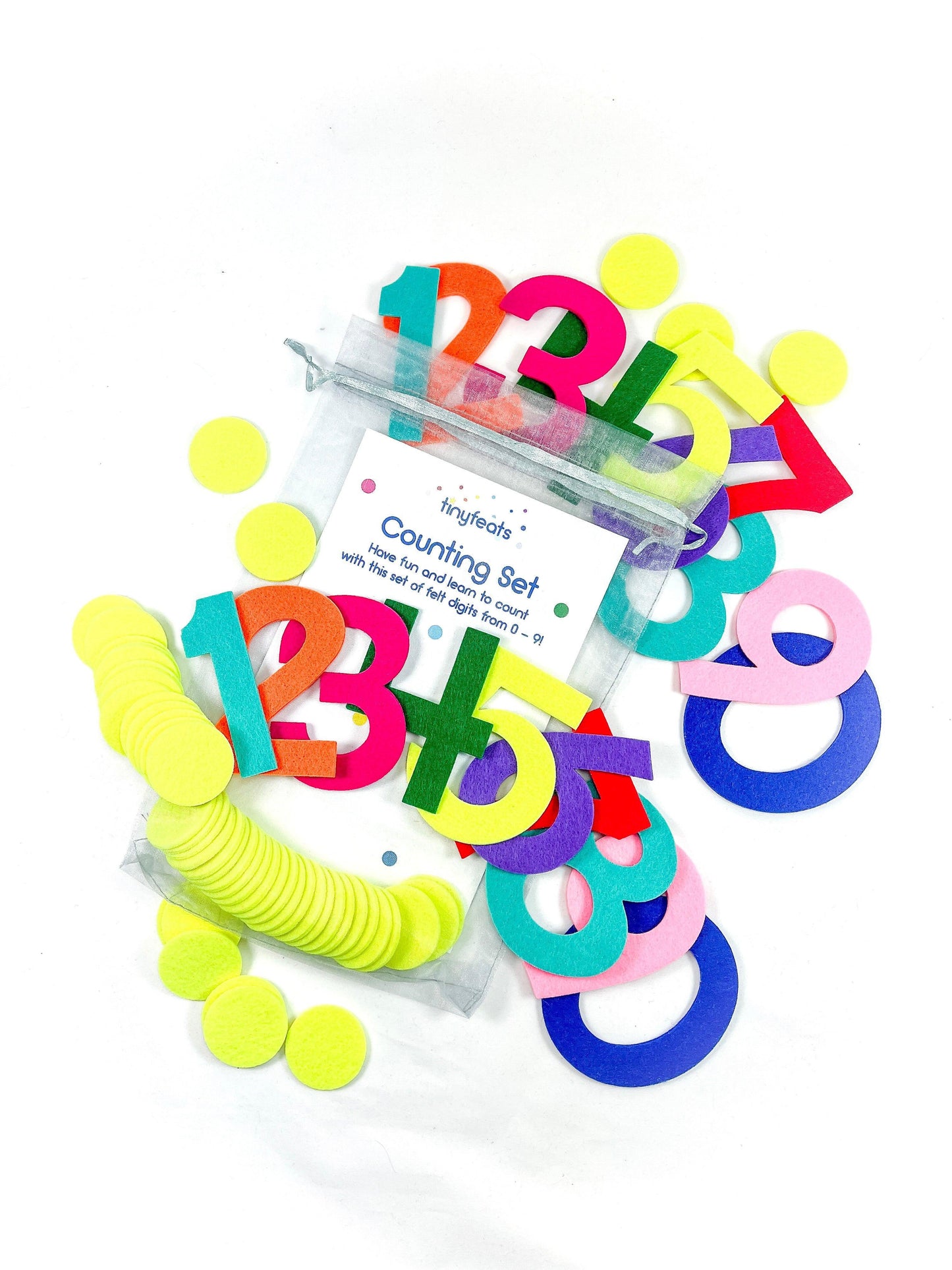 Montessori counting numbers double set