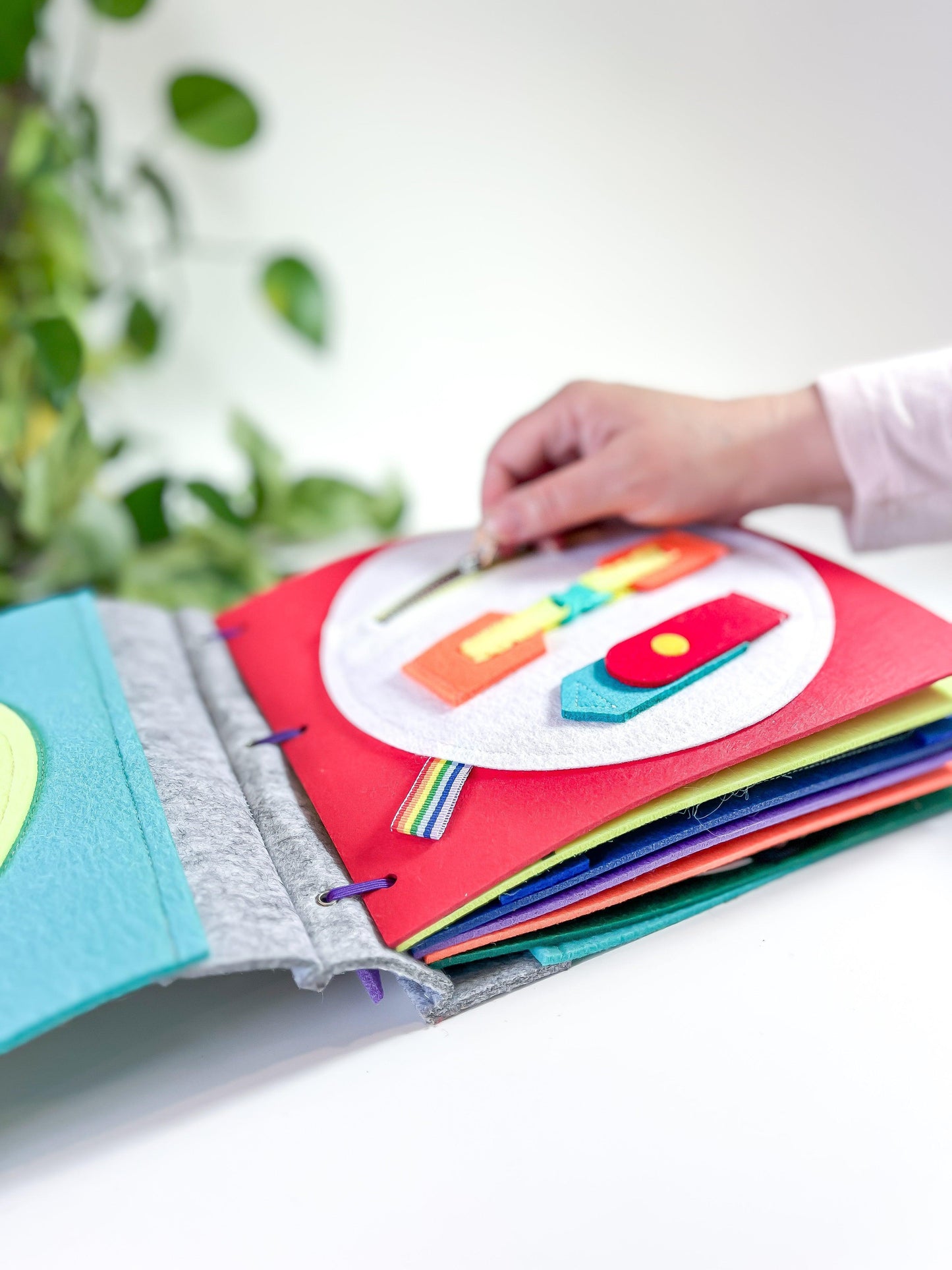 buckle quiet book page