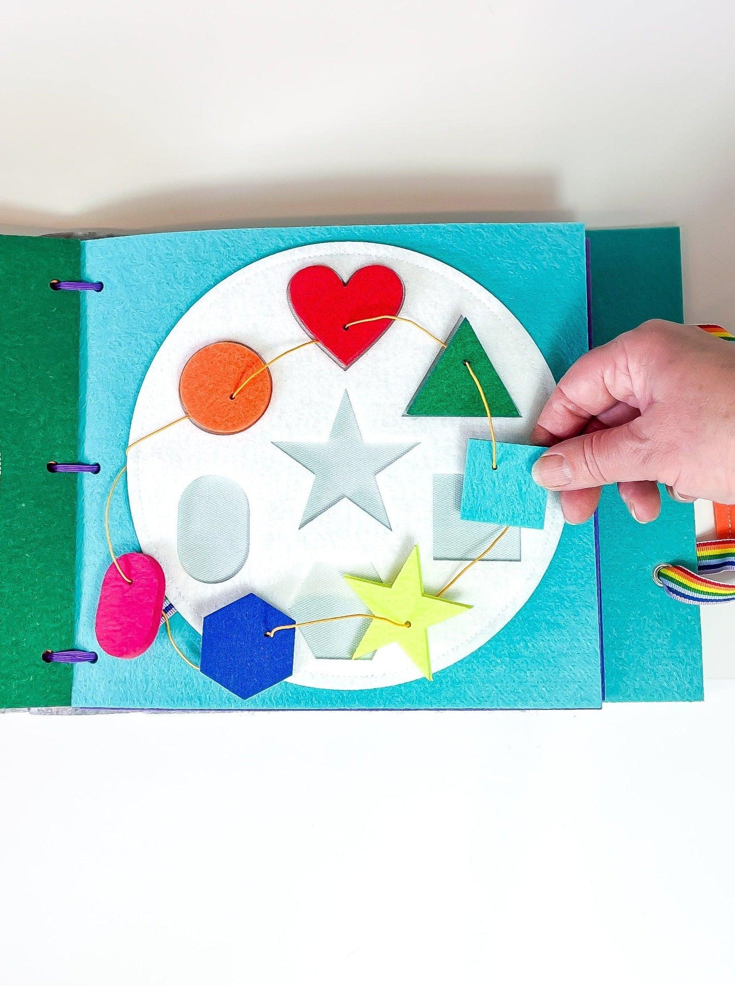 puzzle quiet book page