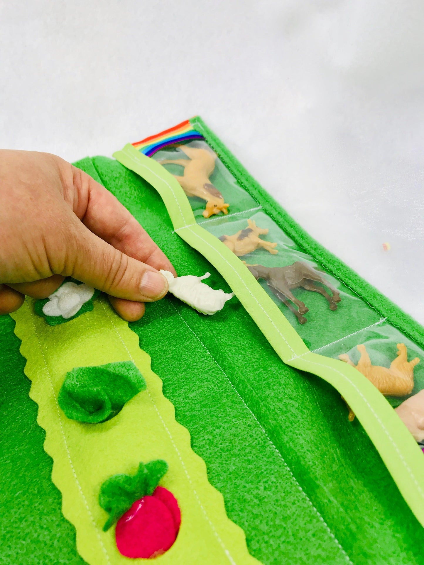 toy farm mat
