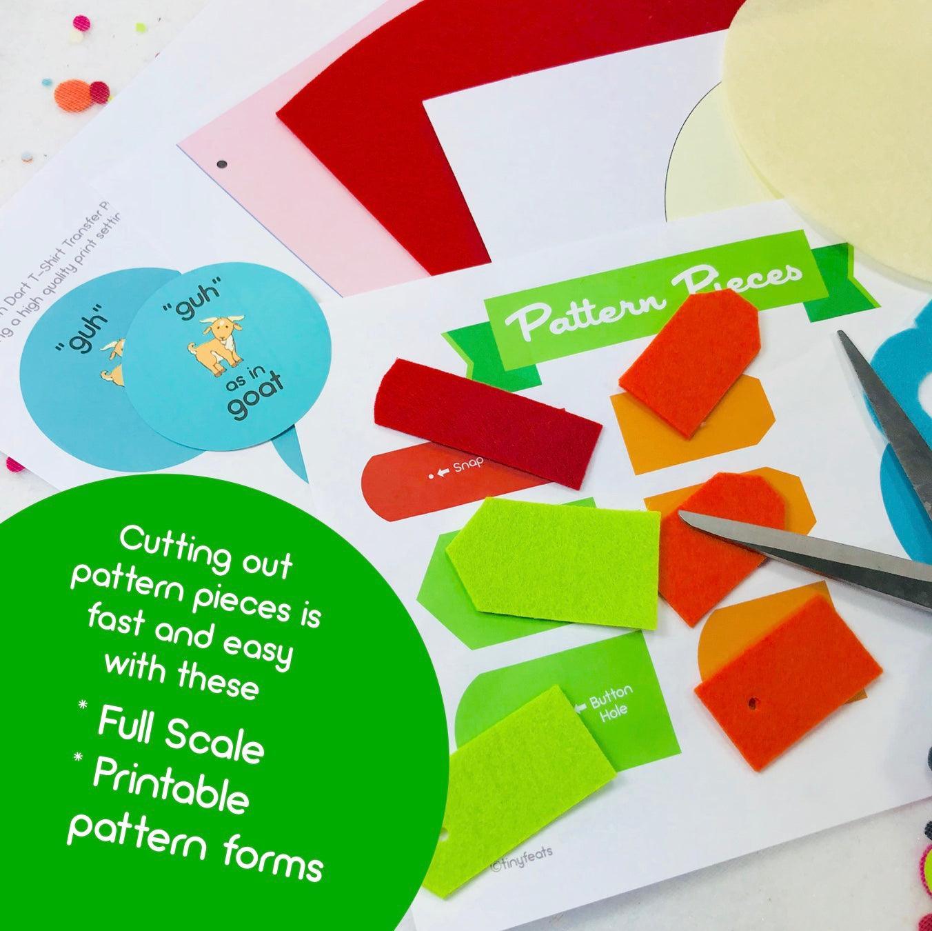 ePattern - Peek a Boo Mirror Quiet Book Page Sewing Pattern - tinyfeats