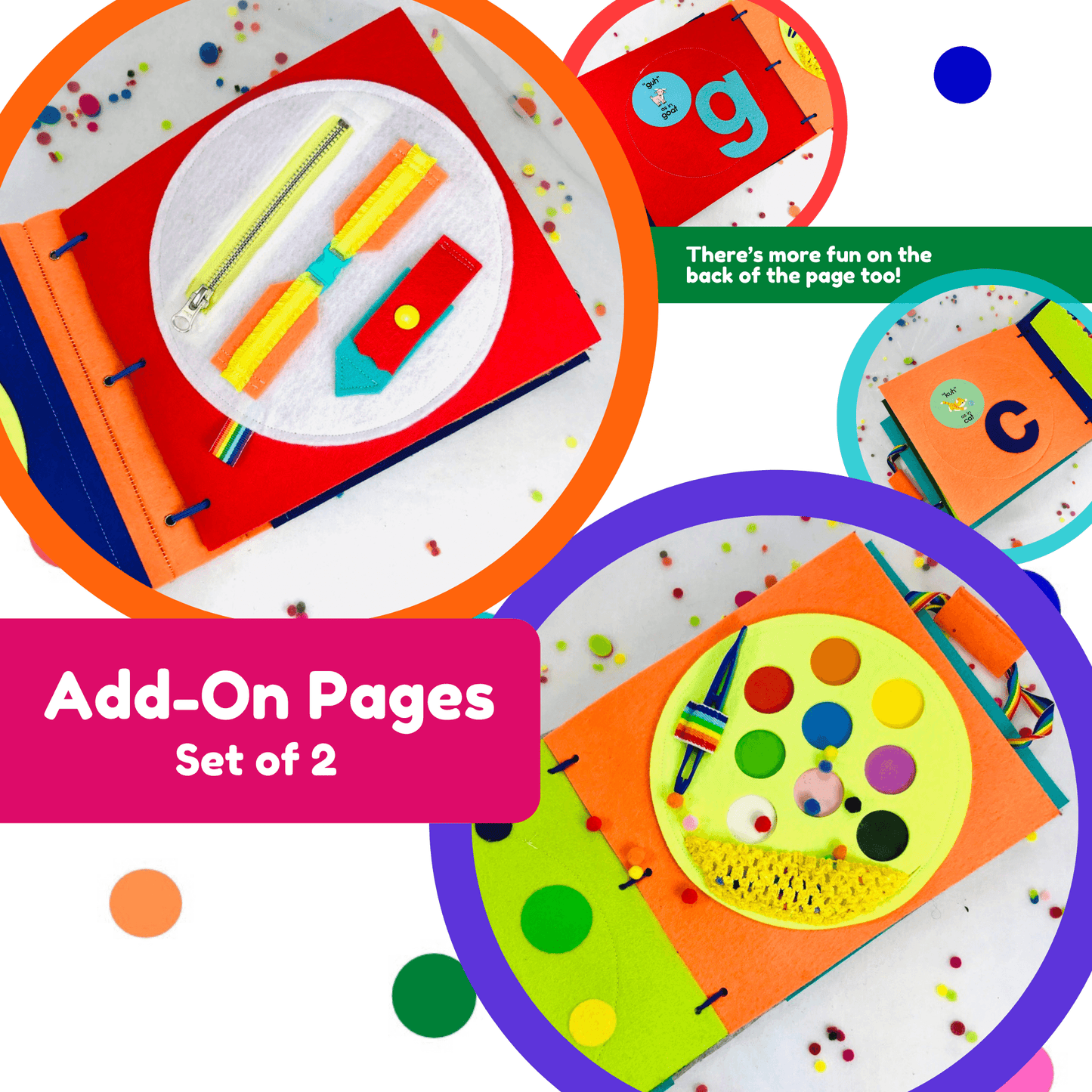 Buckle Quiet Book Page - tinyfeats