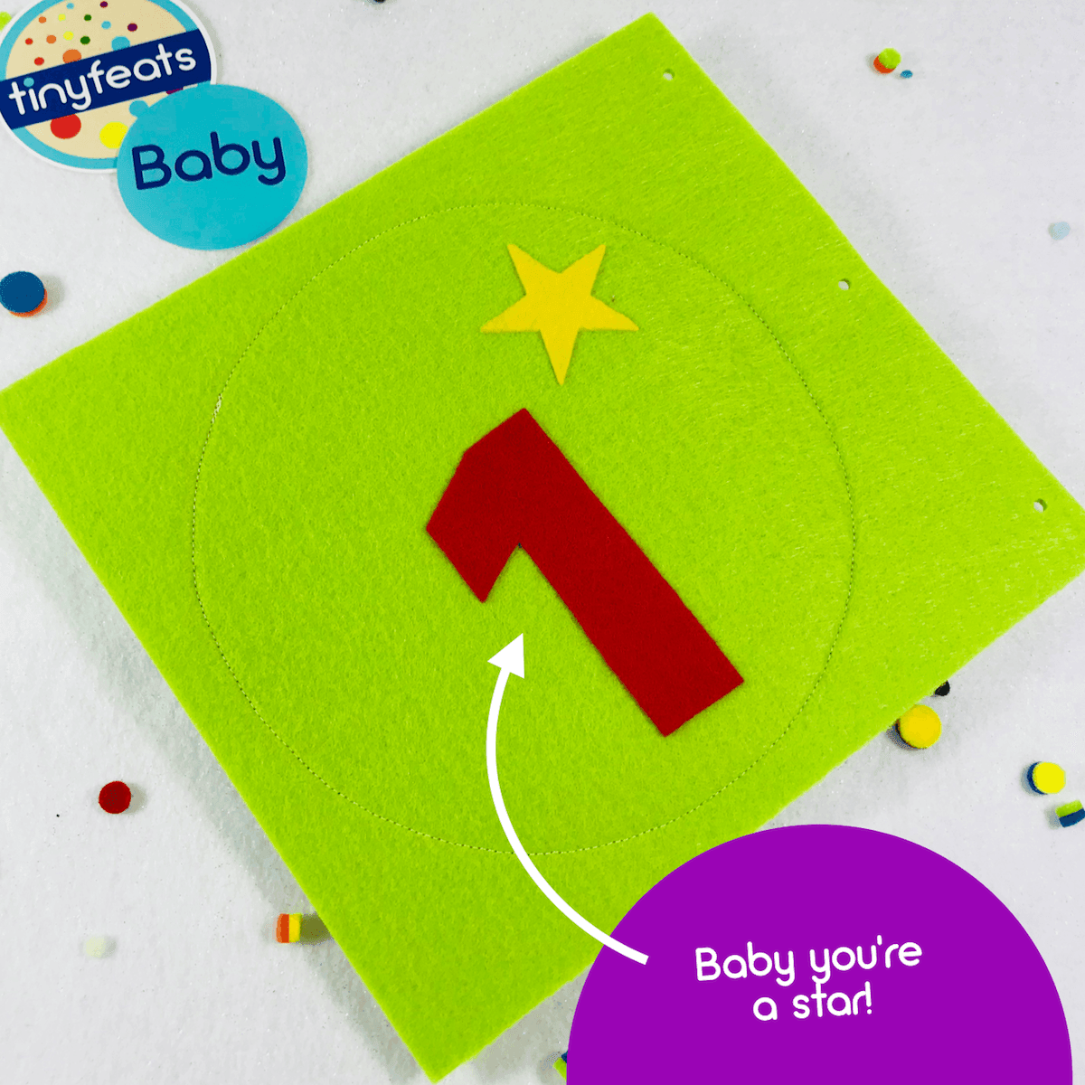 ePattern - Peek a Boo Mirror Quiet Book Page Sewing Pattern - tinyfeats