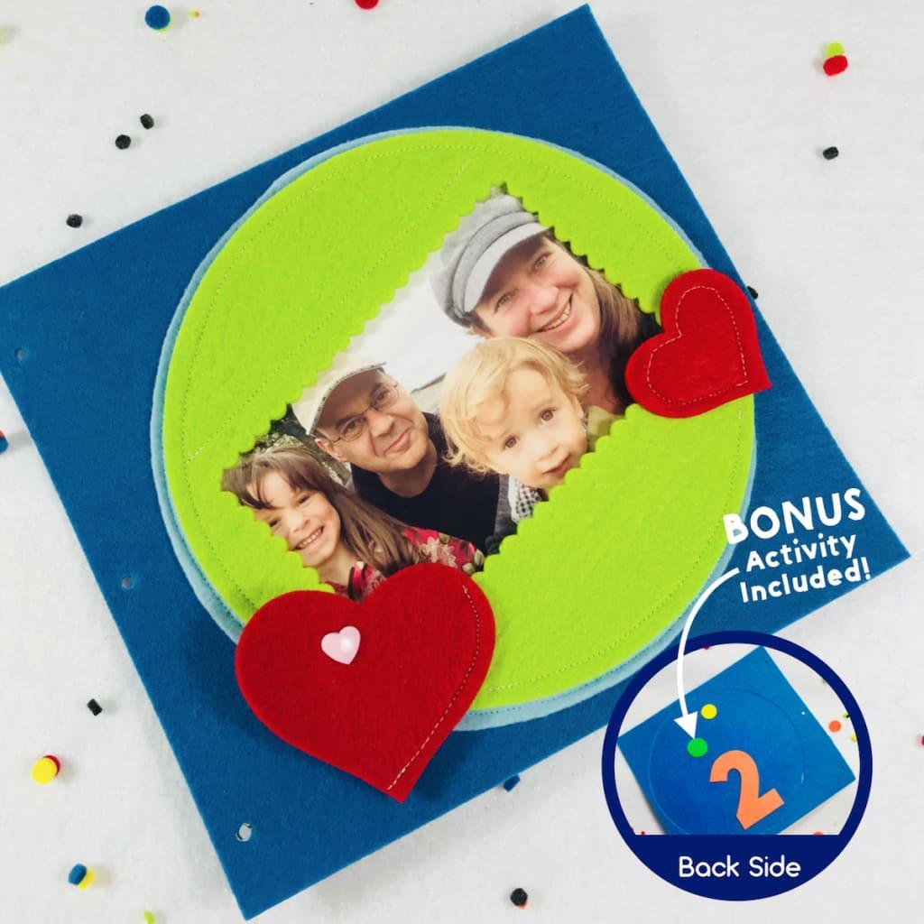 ePattern - Family Photo Quiet Book Page Sewing Pattern Pattern