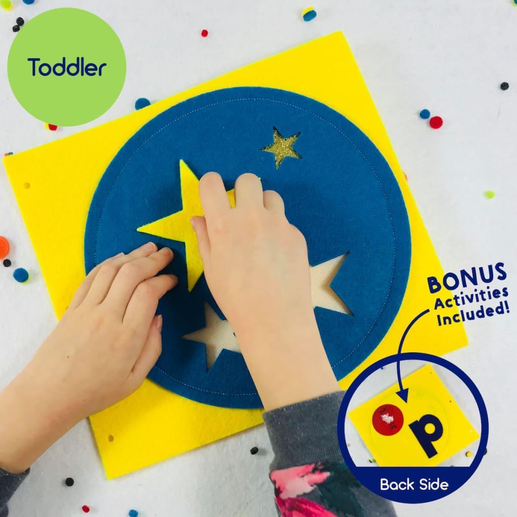 ePattern - Star Puzzle Quiet Book Page Sewing Pattern Pattern