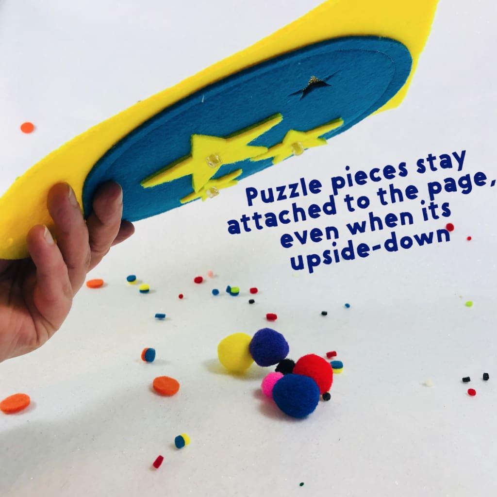 ePattern - Star Puzzle Quiet Book Page Sewing Pattern Pattern
