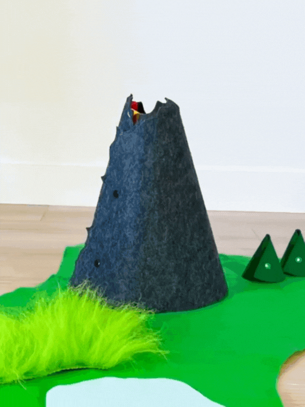 volcano toy