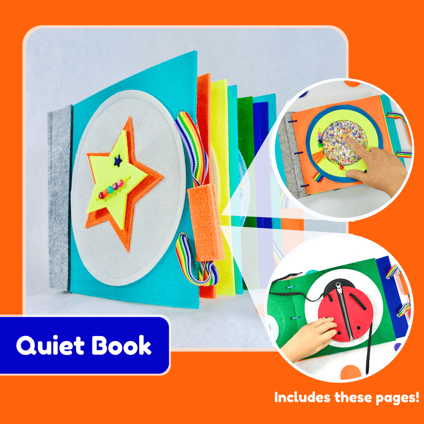 iSpy Seek and Find Game Quiet Book Page - tinyfeats