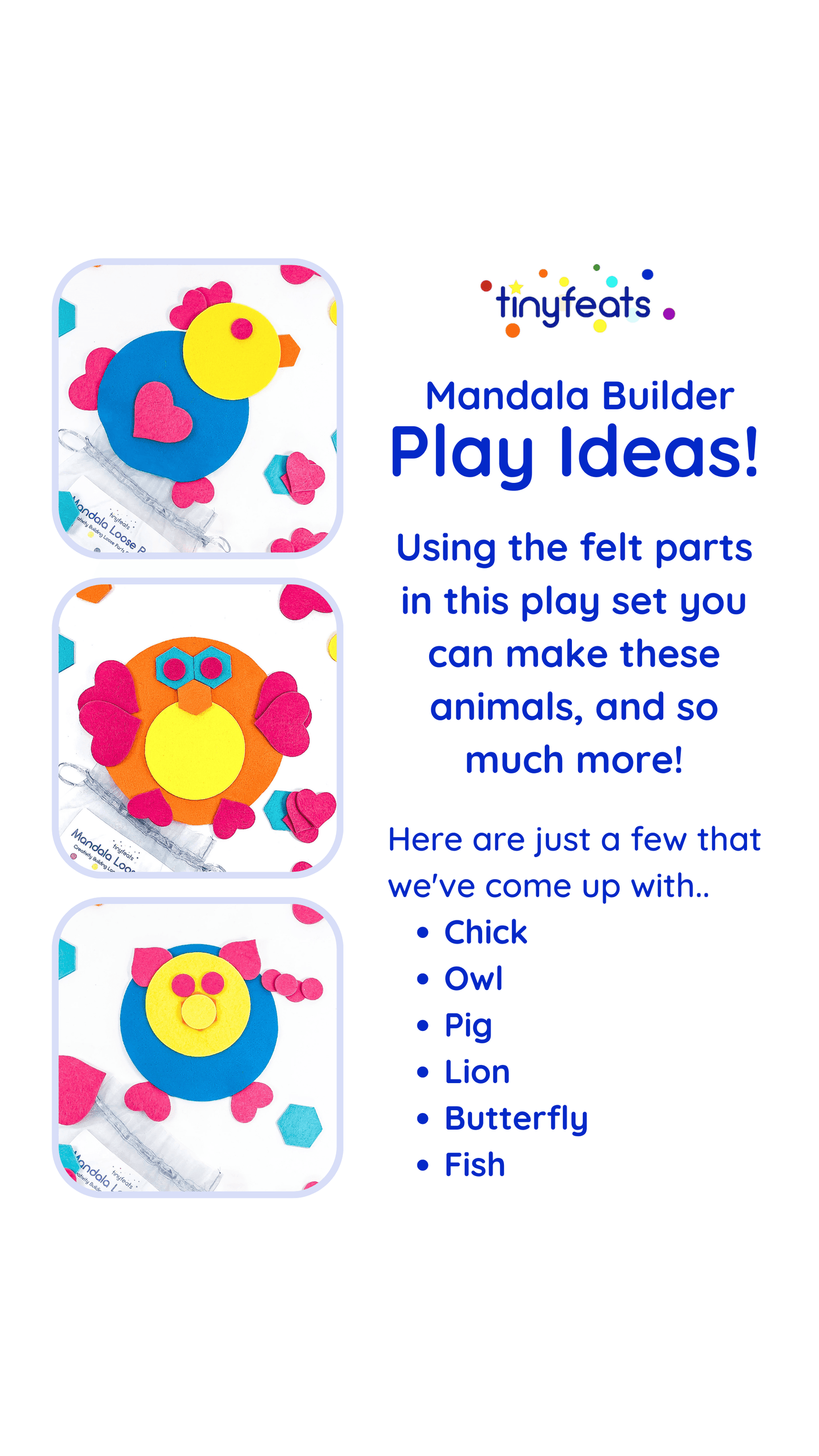Mandala Loose Parts Play Set - tinyfeats