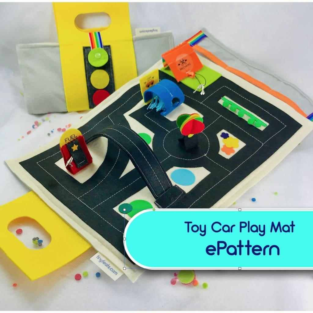 How to Make a Toy Car Playscape - ePattern & Video Tutorial Pattern