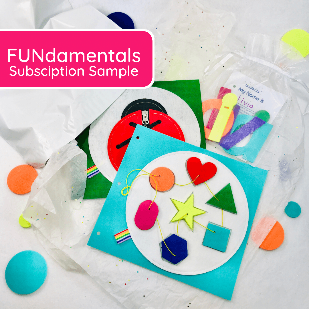 FUNdamentals - Quiet Book Pages Subscription Service - tinyfeats