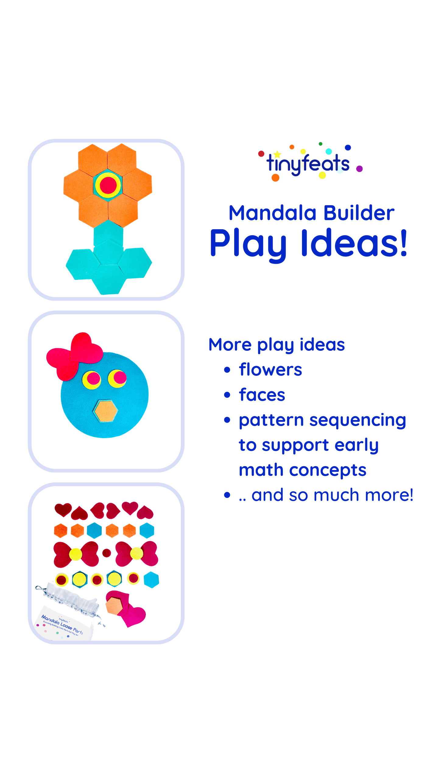 Mandala Loose Parts Play Set - tinyfeats