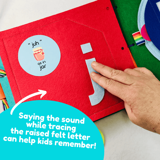 Sizing Circle Quiet Book Page - tinyfeats