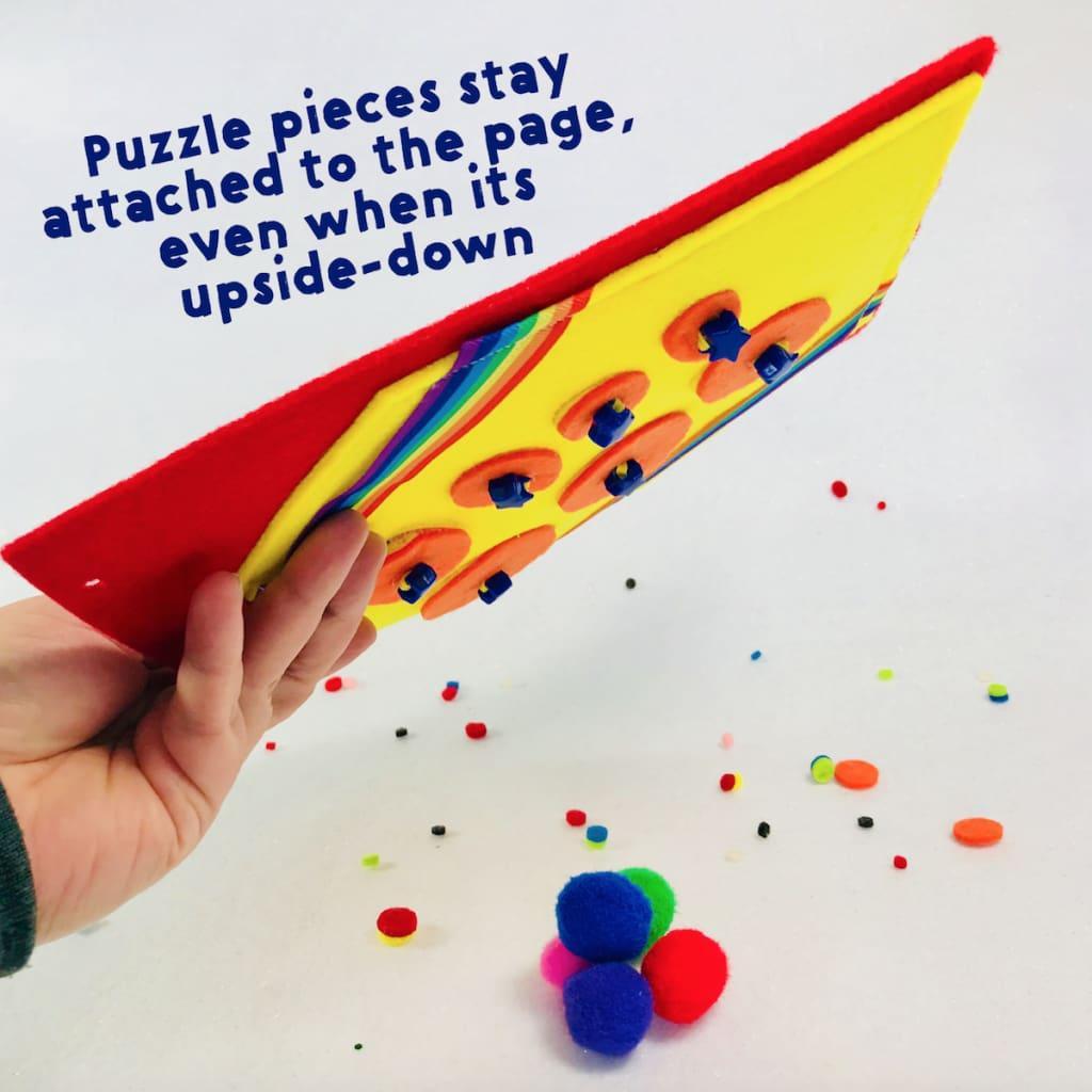Sizing Circle Quiet Book Page - tinyfeats