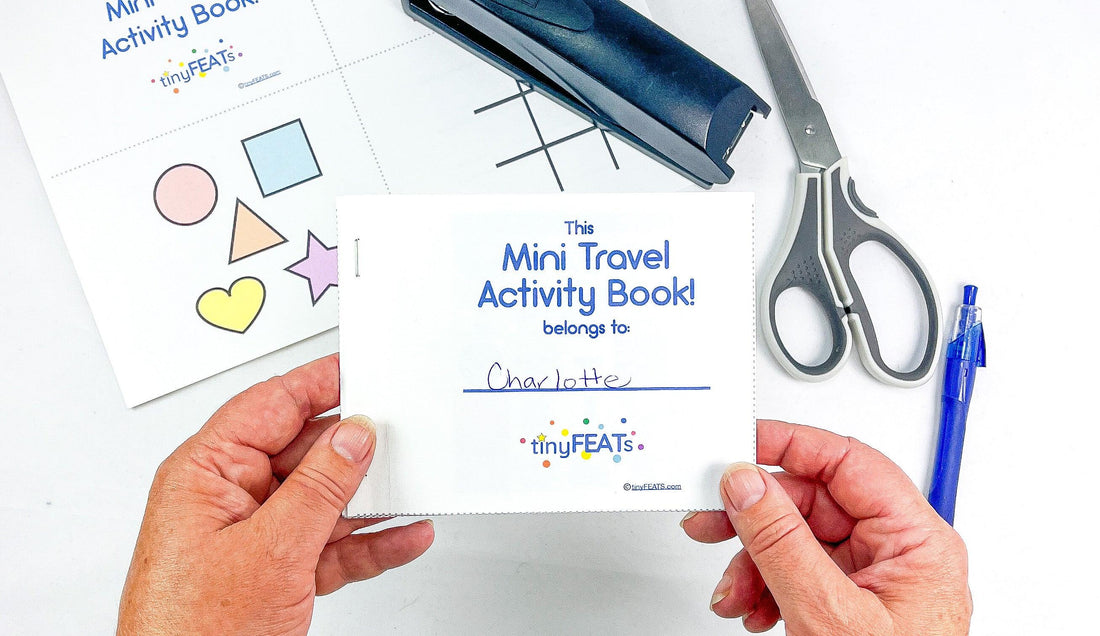 Travel Activity Book for Kids - Free Printable - tinyfeats