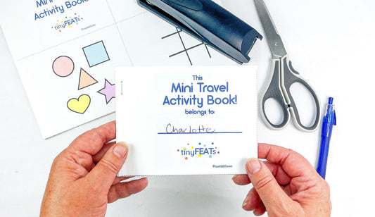 Travel Activity Book for Kids - Free Printable - tinyfeats
