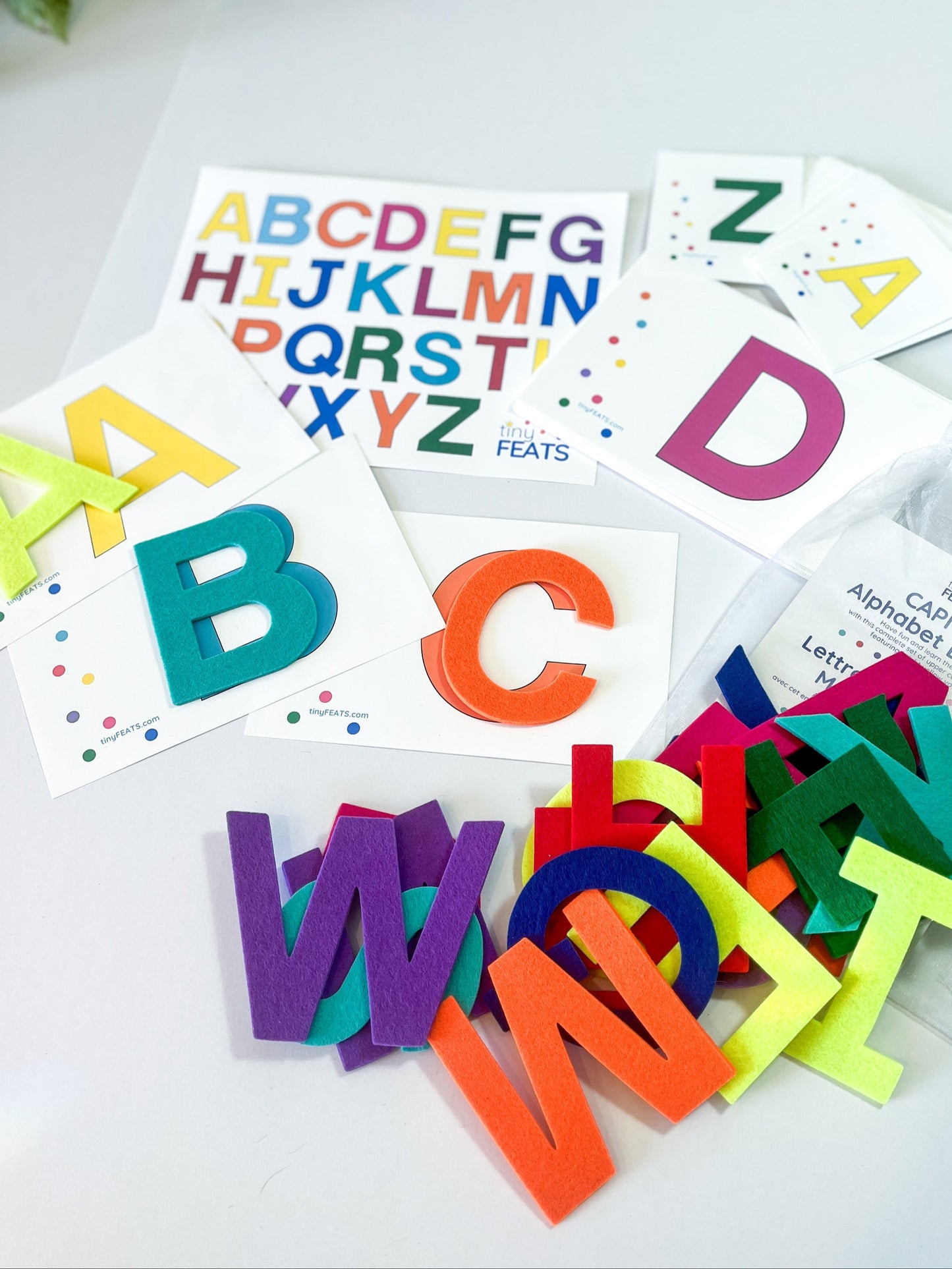 Alphabet flash cards preschool