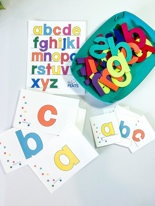 Free printable lower case alphabet flash cards