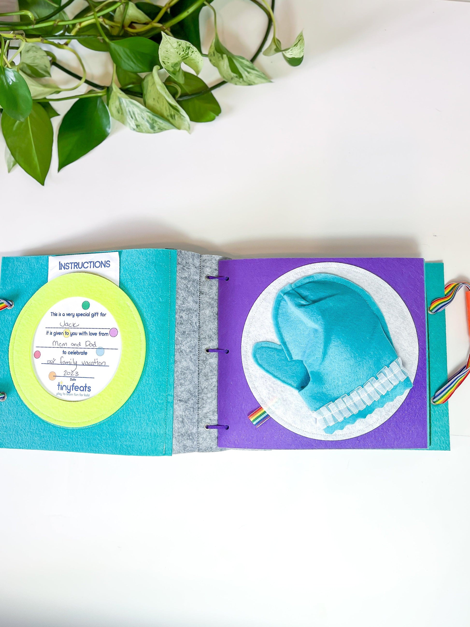 Mitten Quiet Book Page - tinyfeats