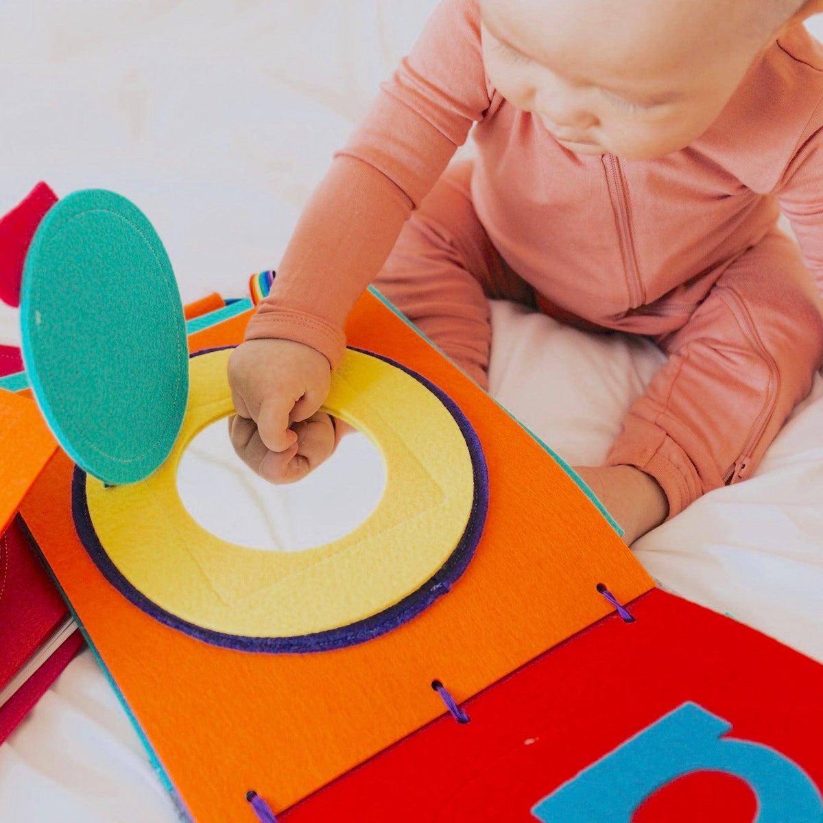 Peek a Boo Mirror Quiet Book Page – tinyfeats