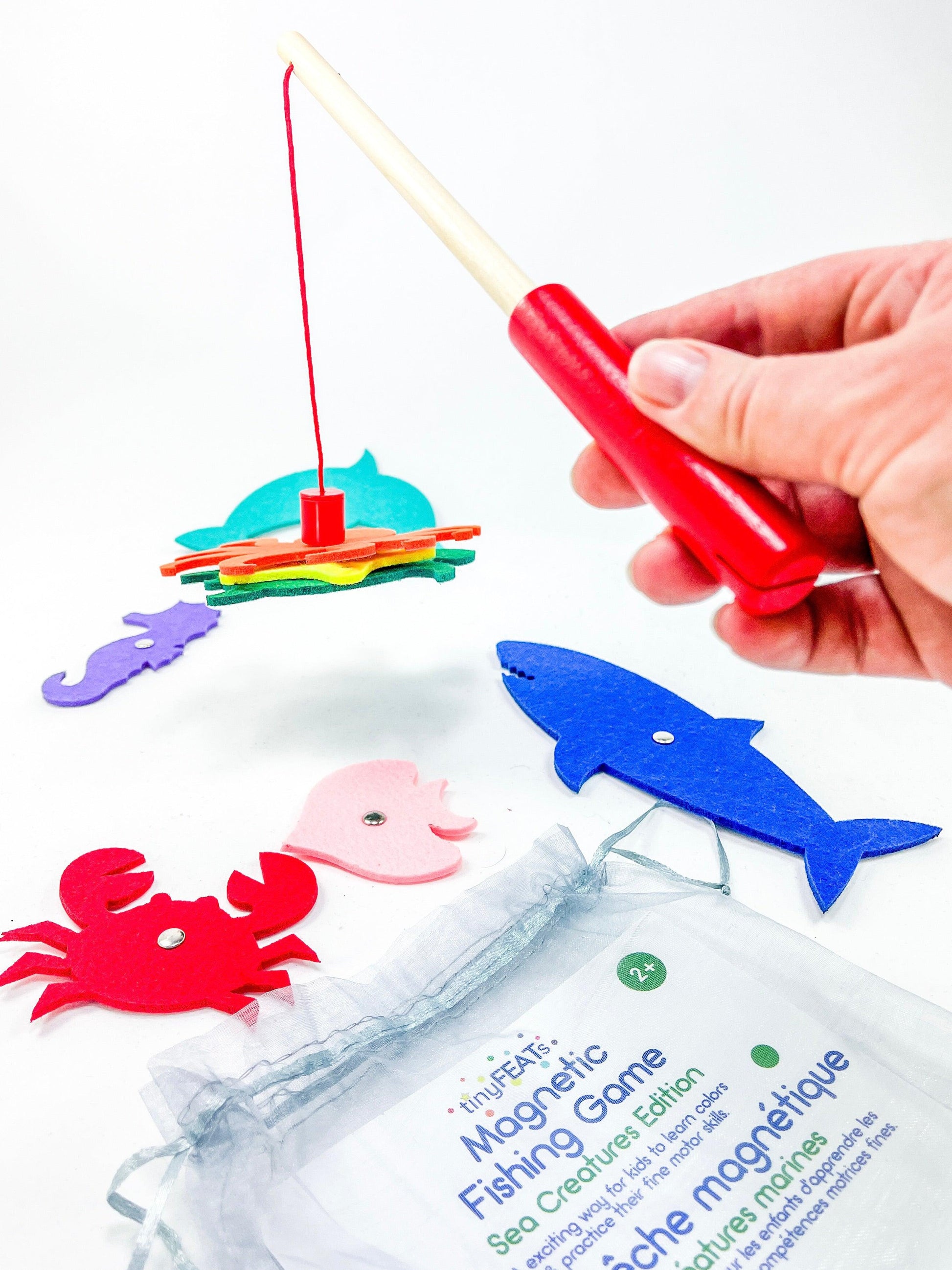 Colorful Magnetic Fishing Game for Kids Toddlers