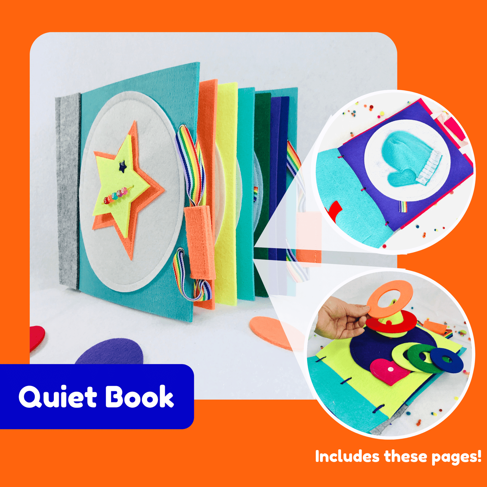 Mitten Quiet Book Page - tinyfeats