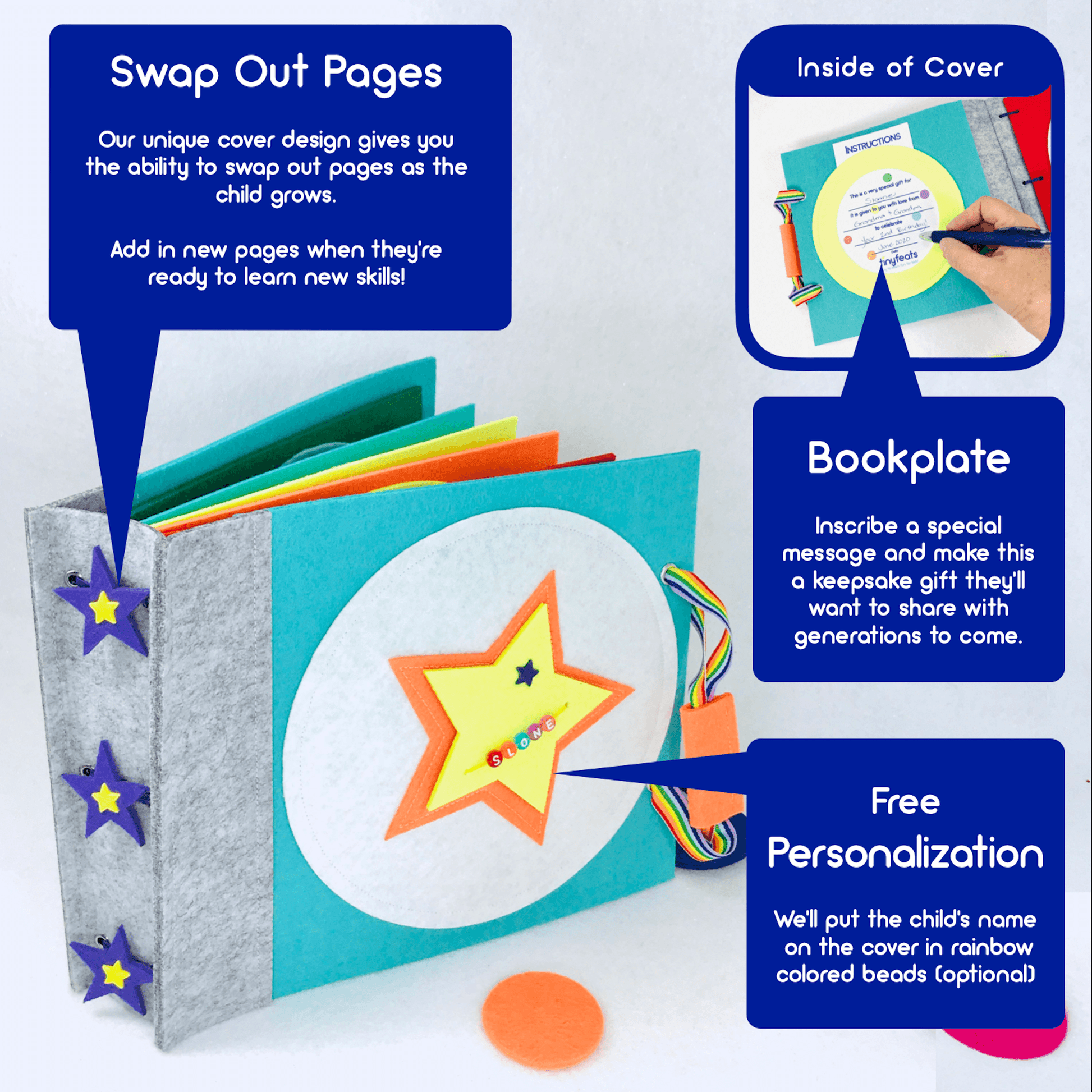 Preschool Quiet Book Subscription - tinyfeats